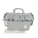 BOLSO PRALINE VICHY AZUL VOLANTES